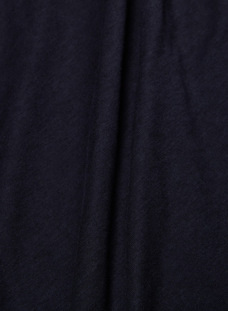 Round Neck Long Sleeve T-shirt in Lyocel / Tencel / Cotton