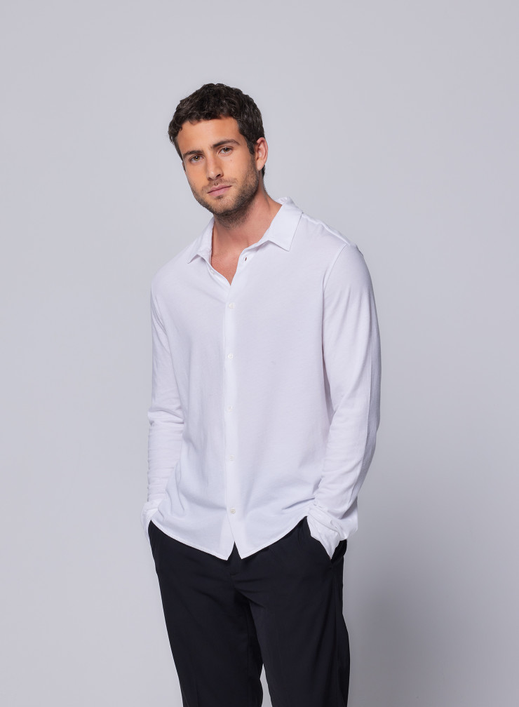Long Sleeve Shirt in Cotton