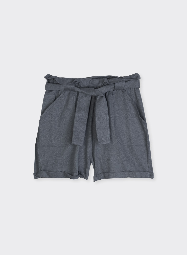 Shorts en Lin / Elasthanne