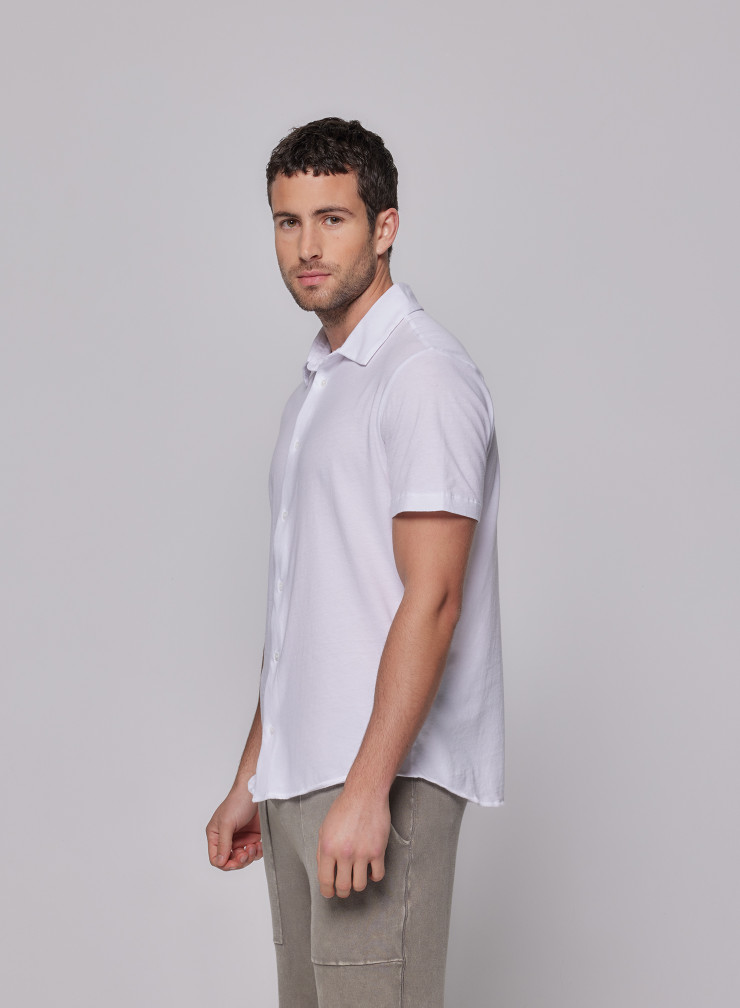 Short Sleeve Shirt in Cotton