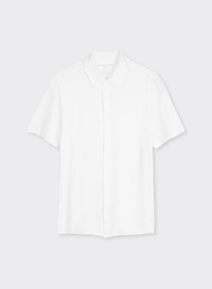 Shirt mit kurzen Ärmeln aus Baumwolle