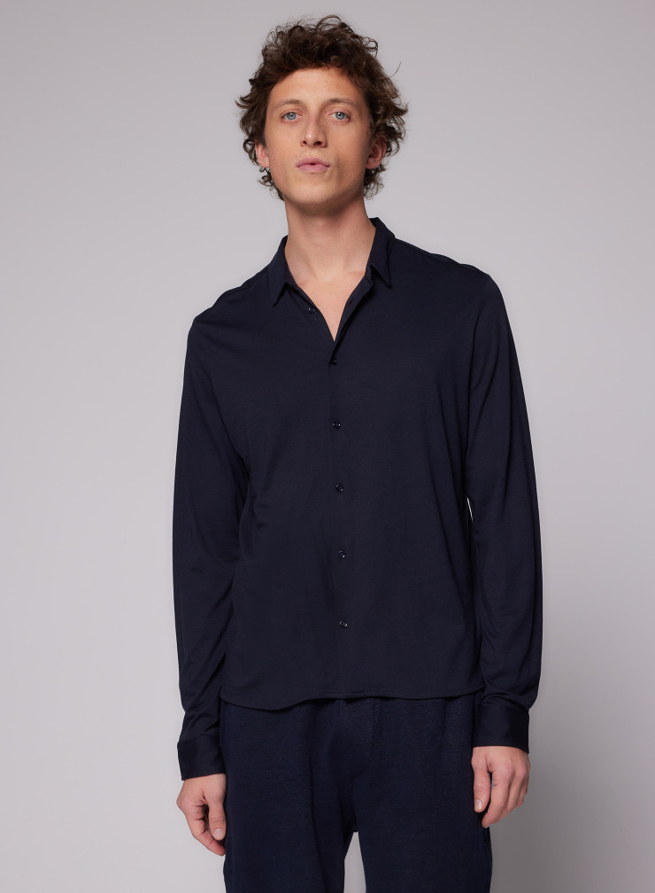 Long Sleeve Shirt in Lyocel / Tencel / Cotton