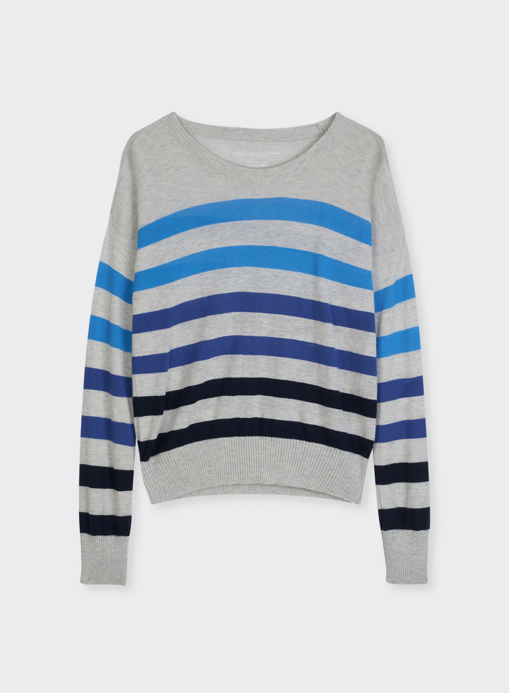 Pull Col Rond Manches Longues en Cachemire