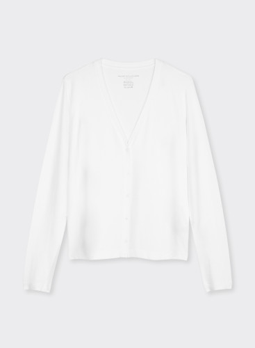 Viscose / Elastane long sleeve waistcoat