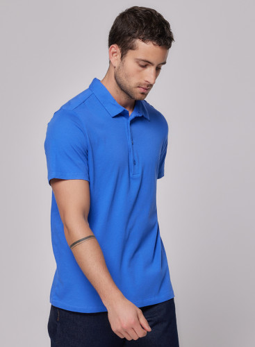 Short Sleeve Polo Shirt in Cotton