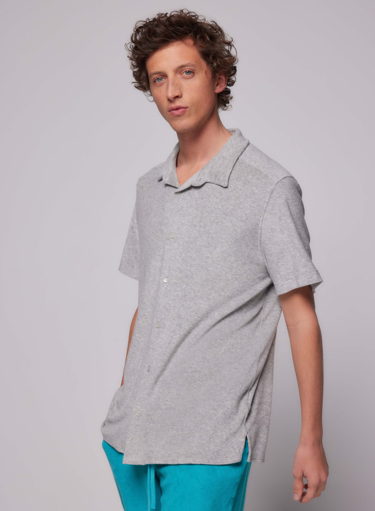 Short Sleeve Shirt in Cotton / Modal