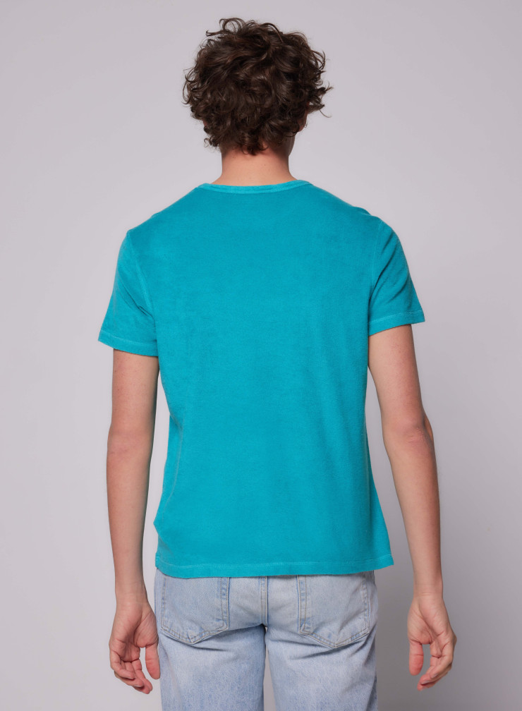 Camiseta cuello redondo de manga corta de Algodón/Modal