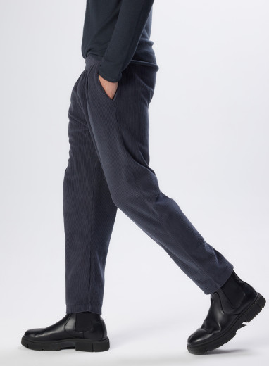 Pantalon velours côtelé en Coton Crepuscule HOMME|Majestic Filatures