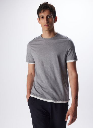Cotton Short Sleeve Round Neck T-Shirt