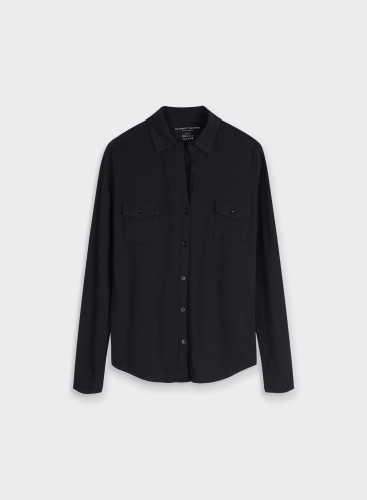 Cotton / Cashmere Long sleeves Shirt