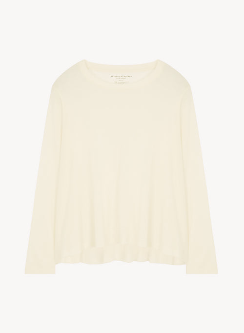 T-shirt en coton et cachemire - MAJESTIC FILATURES