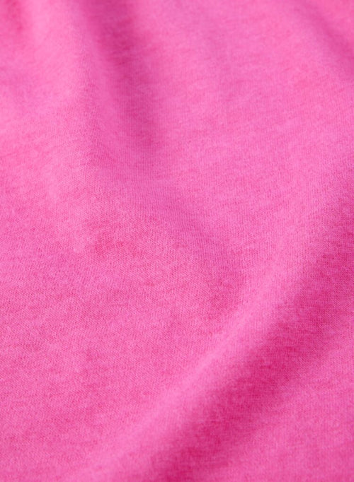 Neonpinkes Langarm-Hemd aus Baumwolle und Kaschmir - MAJESTIC FILATURES