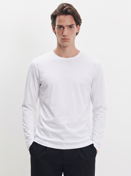 Organic cotton and elastane t-shirt - MAJESTIC FILATURES