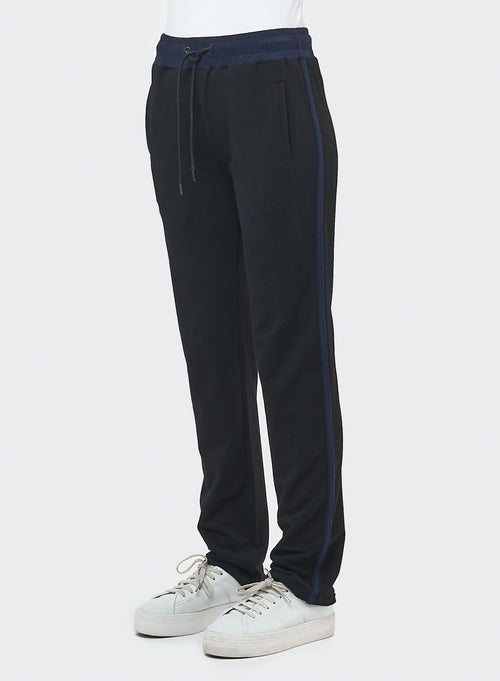 Navy Viscose / Elastane Pants - MAJESTIC FILATURES