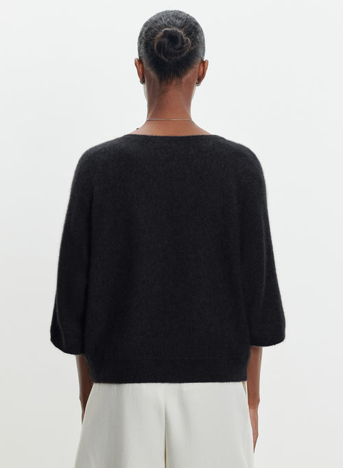 Pull en raccoon et polyamide - MAJESTIC FILATURES