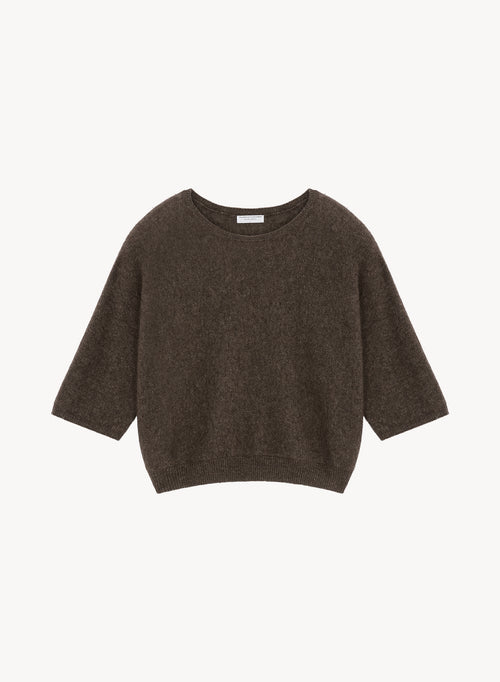 Pull en raccoon et polyamide - MAJESTIC FILATURES