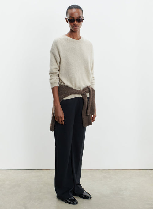Sweater in raccoon and polyamide - MAJESTIC FILATURES