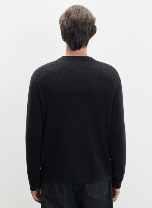 Pull en raccoon et polyamide - MAJESTIC FILATURES