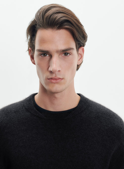 Pull en raccoon et polyamide - MAJESTIC FILATURES