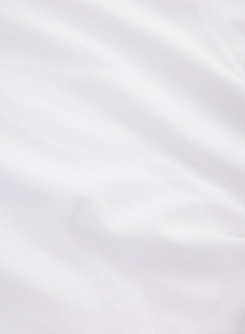 Pull Blanc Capuche Manches Longues en Coton organique / Elasthanne - MAJESTIC FILATURES