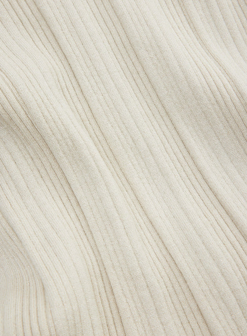 Beige Sleeveless Round Neck Dress - MAJESTIC FILATURES