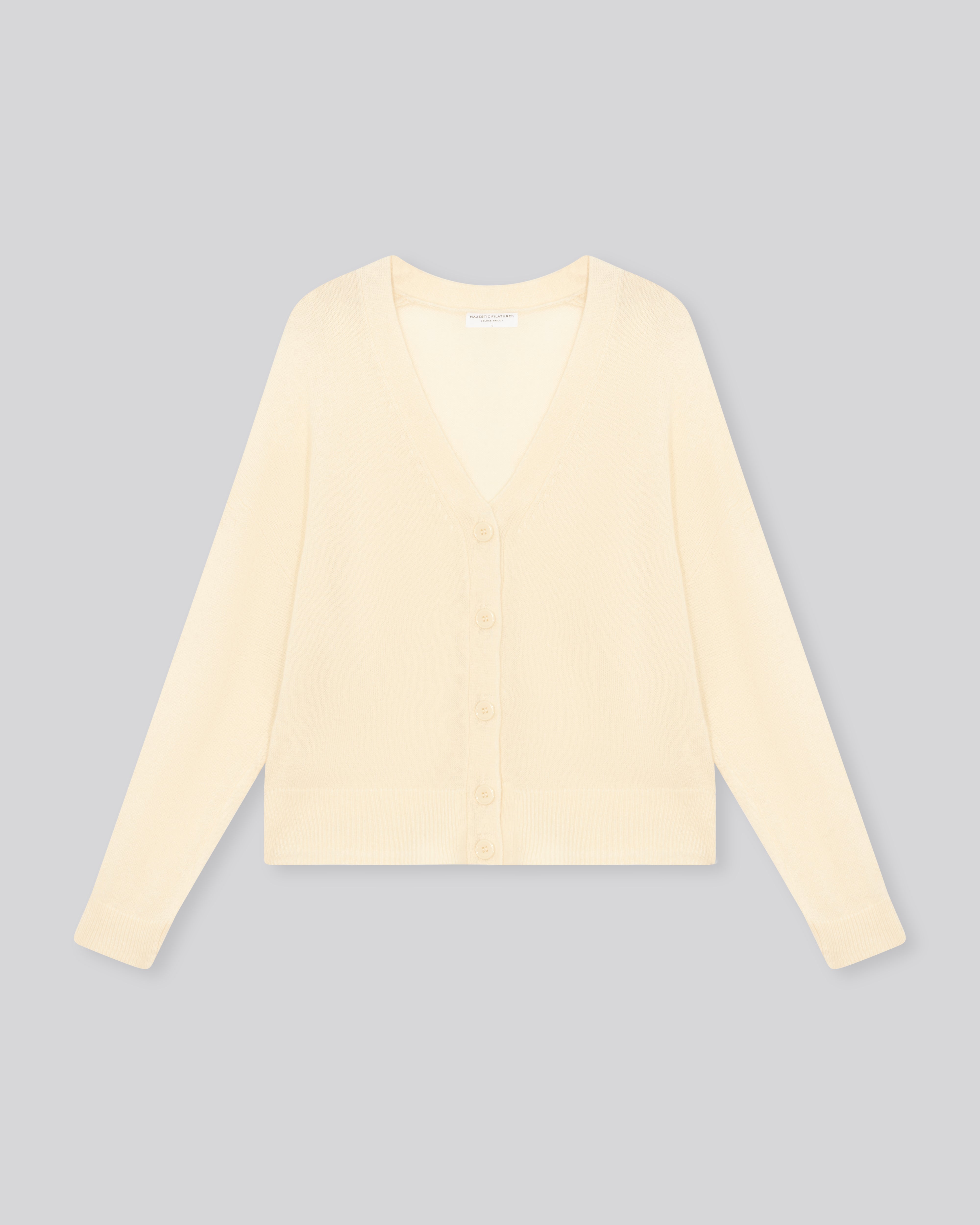 Cardigan Fin Col Rond Gilet Femme En Cachemire 95% Et Laine - Col Rond Manches Longues - Cardigan Fin Tricoté - Couleur Unie - SPR2248 Vêtement Cachemire Qualité