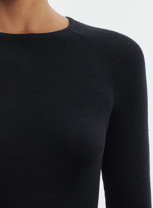Pullover aus merinowolle und seide - MAJESTIC FILATURES