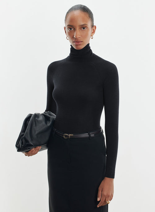 Pull en laine mérinos et soie - MAJESTIC FILATURES