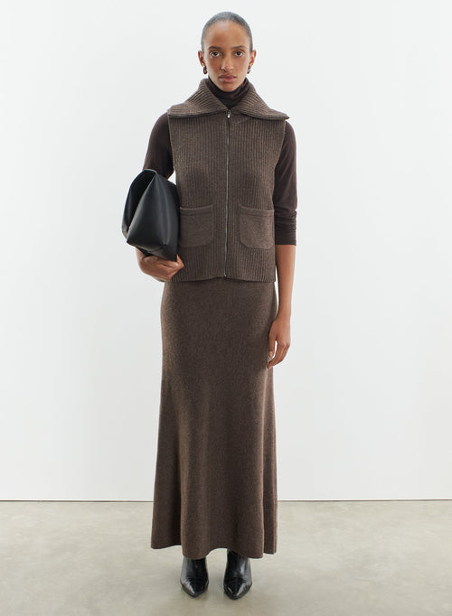 Gilet en laine mérinos - MAJESTIC FILATURES
