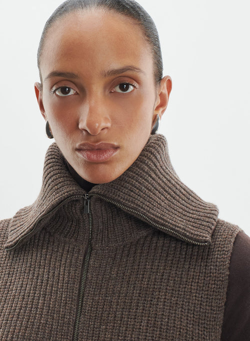 Gilet en laine mérinos - MAJESTIC FILATURES