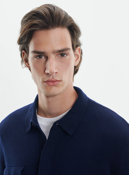 Overshirt aus merinowolle - MAJESTIC FILATURES