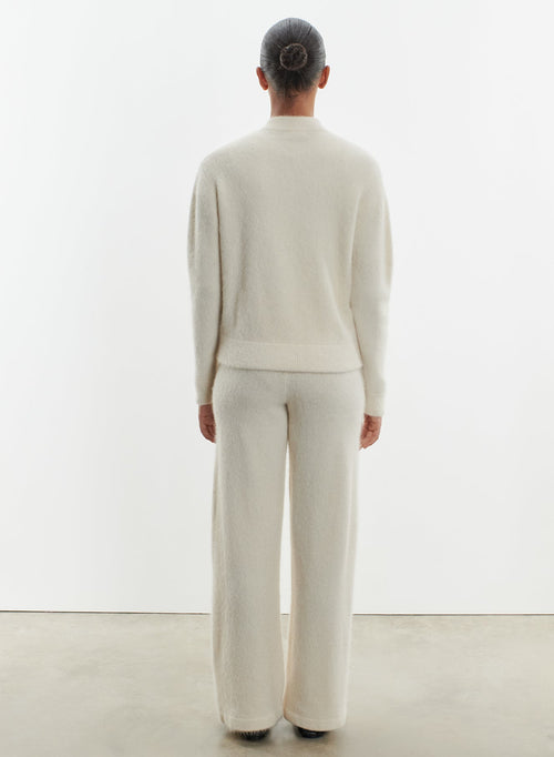 Teddy jacket in alpaca, polyamide and elastane - MAJESTIC FILATURES