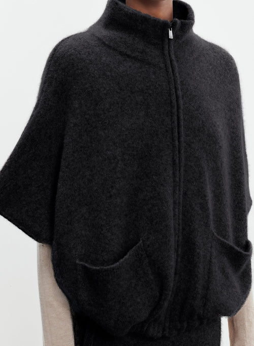Poncho de alpaca, poliamida y elastano - MAJESTIC FILATURES