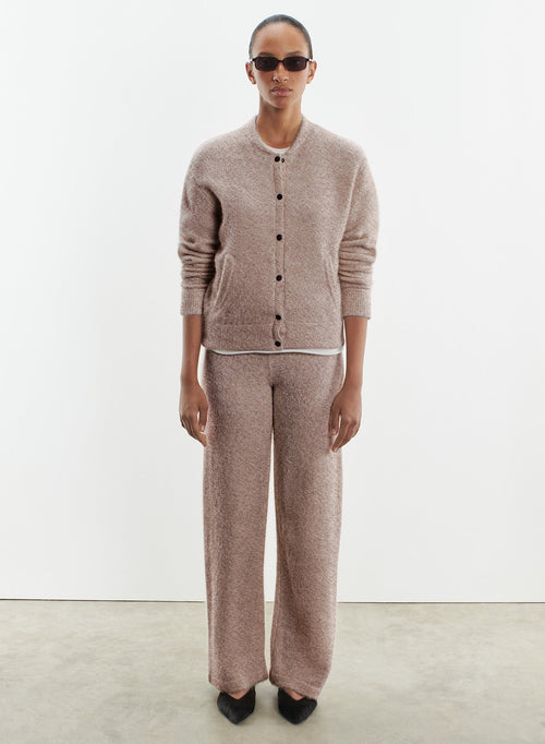 Pantalon en alpaga, polyamide et élasthanne - MAJESTIC FILATURES