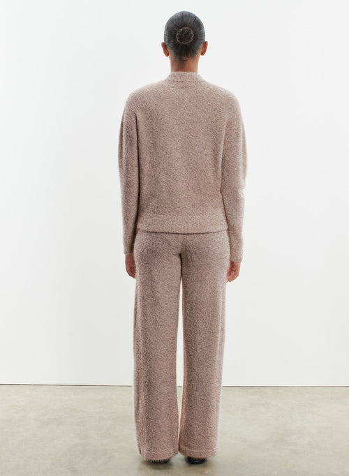 Pantalon en alpaga, polyamide et élasthanne - MAJESTIC FILATURES