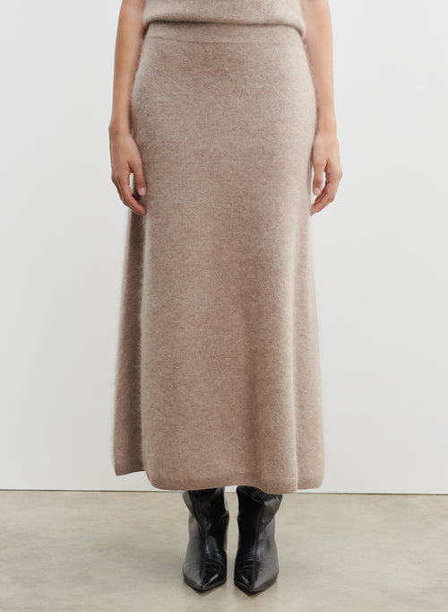 Jupe en laine et cachemire - MAJESTIC FILATURES
