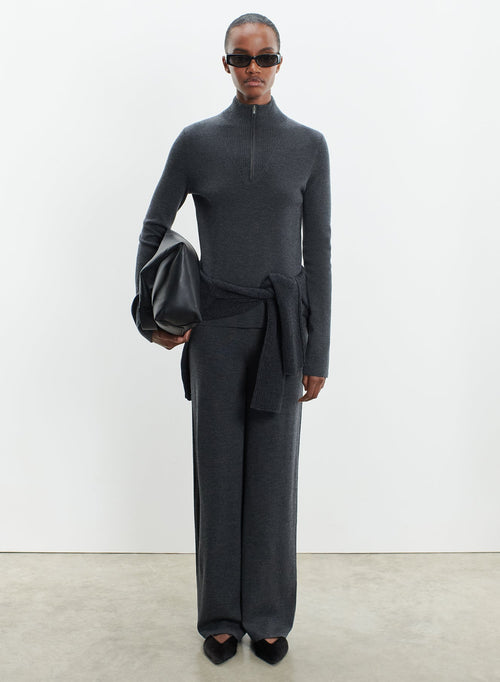 Pants in merino wool and elastane - MAJESTIC FILATURES