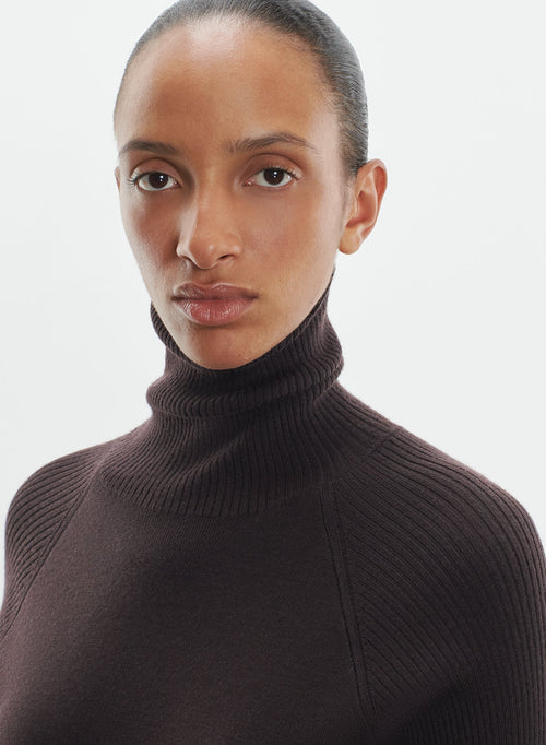 Pullover aus merinowolle und elasthan - MAJESTIC FILATURES
