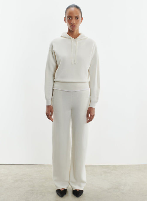 Sweatshirt in merino wool  - MAJESTIC FILATURES