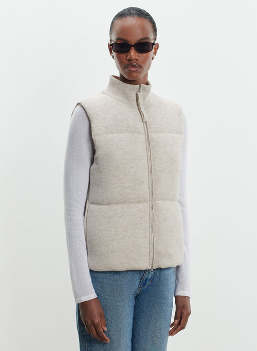 Strickjacke aus merinowolle und kaschmir - MAJESTIC FILATURES