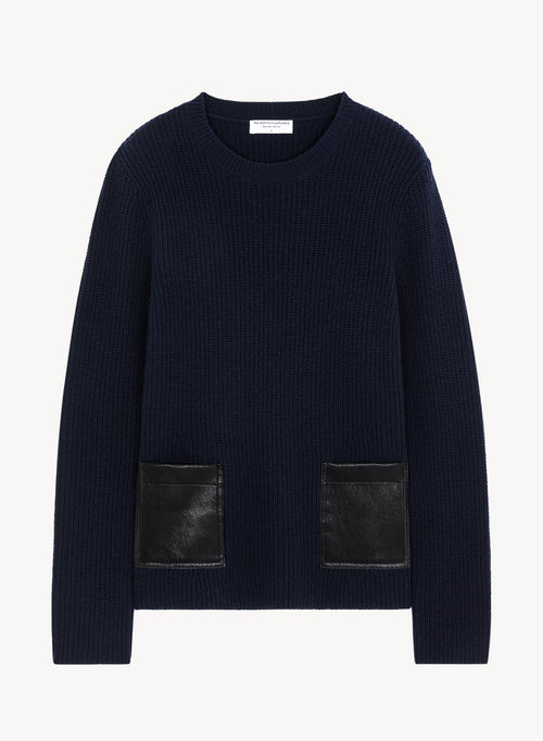 Jersey de cuero y lana merino - MAJESTIC FILATURES