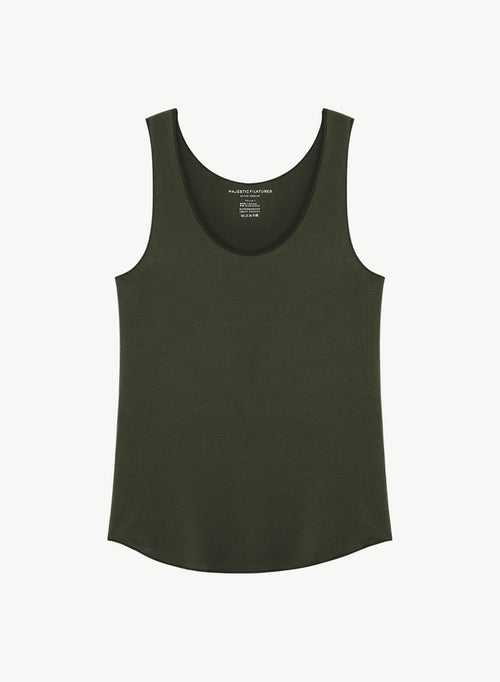 Viskose- und Elastan-Tanktop - MAJESTIC FILATURES
