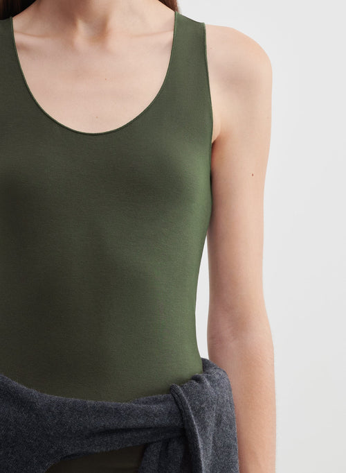 Viskose- und Elastan-Tanktop - MAJESTIC FILATURES