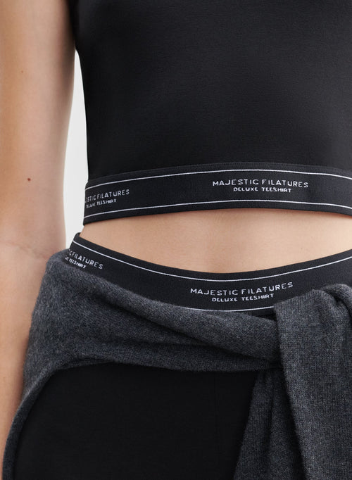 Viskose- und Elastan-Tanktop - MAJESTIC FILATURES
