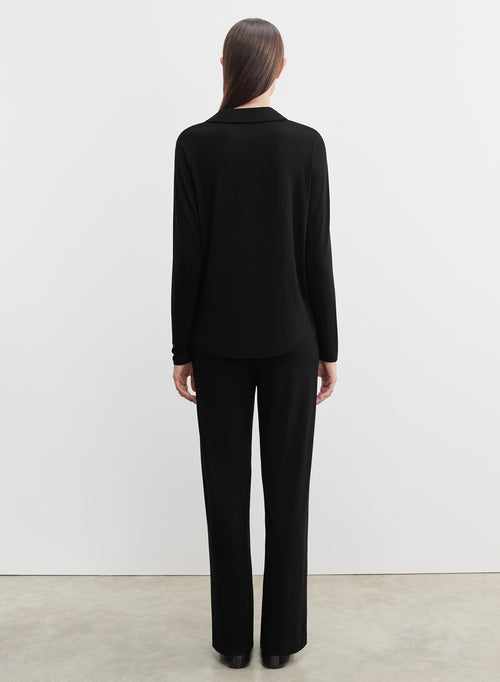 Pantalon en viscose et élasthanne - MAJESTIC FILATURES