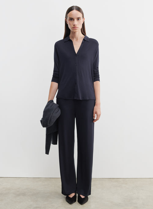 Pantalon en viscose et élasthanne - MAJESTIC FILATURES