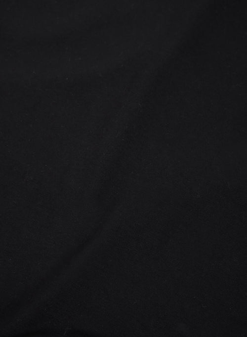 Schwarzes Kleid mit Bootsausschnitt und langen Ärmeln mit Schlitz hinten aus Viskose und Elasthan - MAJESTIC FILATURES