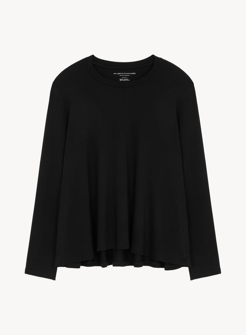 Viskose- und Elastan-T-Shirt - MAJESTIC FILATURES