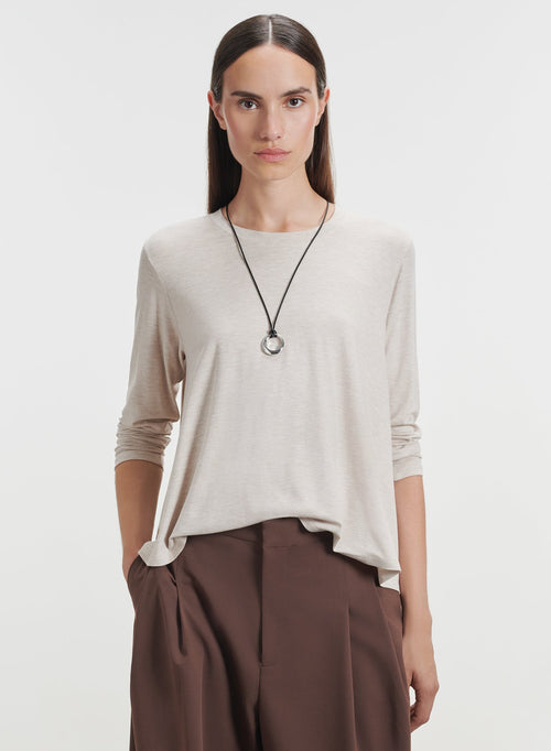 Viskose- und Elastan-T-Shirt - MAJESTIC FILATURES