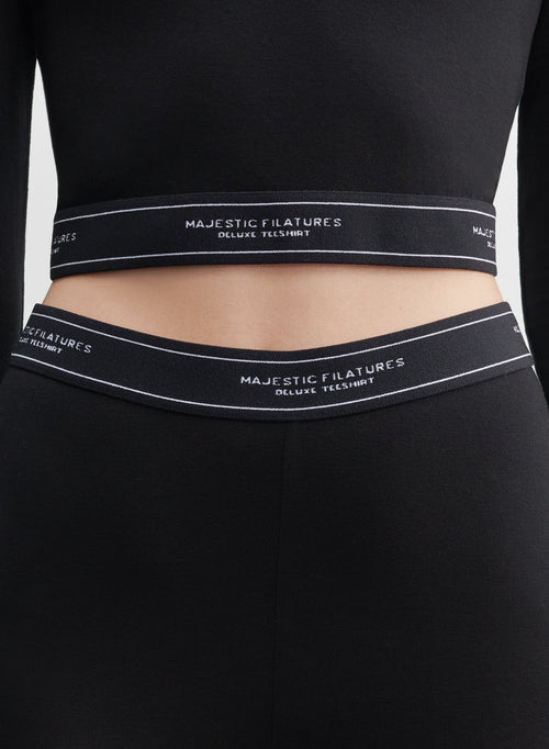 Viskose- und Elastan-T-Shirt - MAJESTIC FILATURES